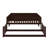 Triple Wood Bunk Bed, With Ladders, Guardrails-816754215