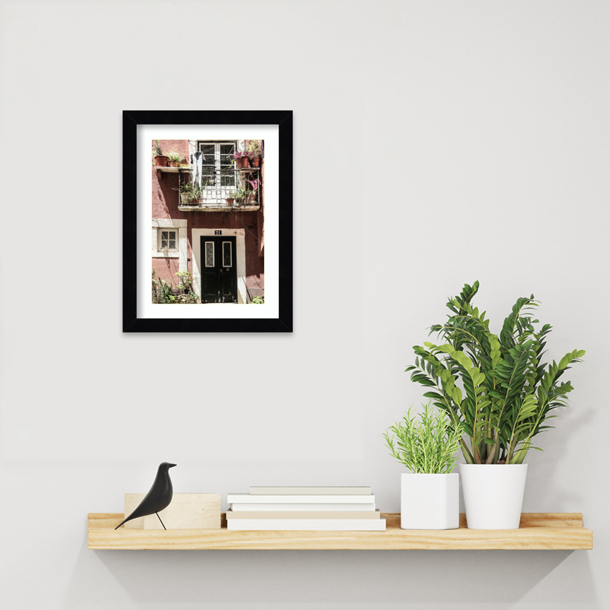 No 21 by Shot by Clint Wood Framed Wall Art Print, 13" H x 10" W, Black