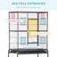 162.5cm Steel Flat Top Floor Bird Cage with Wheels