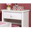 Table de chevet contemporaine blanche