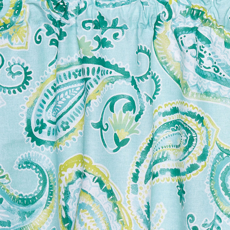 Jade Cotton Valance Window Treatment