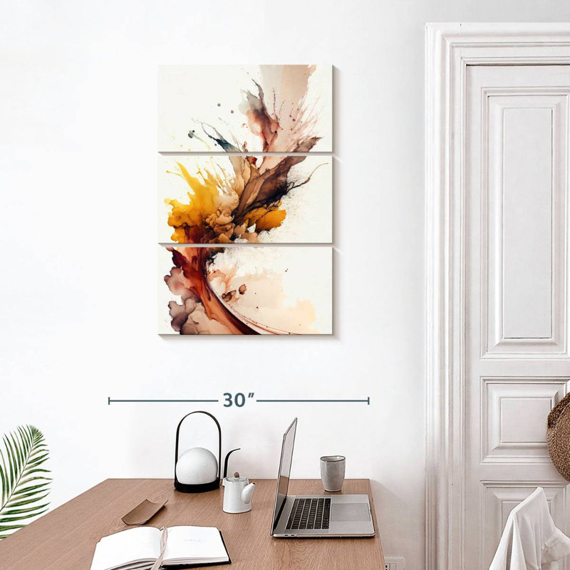 Avery Autumnal Abstract, 32" H x 20" W