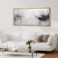 «Grunge Abstract Paint Stroke Effect», abstrait gris (non texturé), impression sur toile-111665214-98042275