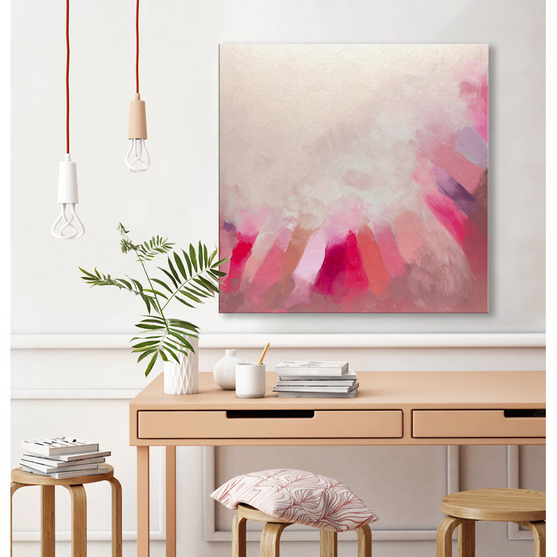 «Pink Light» - Impression sur toile tendue, H 30 po x l 30 po
