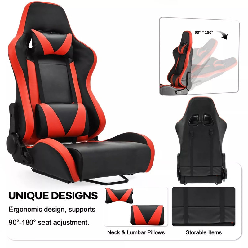 Anman F1 Racing Simulator Cockpit With Seat & Triple Monitor Stand Fit G920