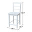 Tabouret de comptoir 24 po Klynn-1087975933