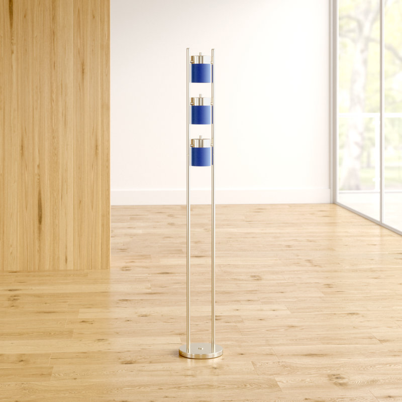 Lampe sur pied à branches 61 "Kreps, Bleu