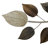 Metal Long Textured Leaf Home Wall Decor with Multiple Shades