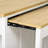 47 - Inch Rolling Kitchen Island With Extendable Dining, Rubber Wood Veneer, Adjustable Interior Shelves, 2 Lockable Dining Table, Internal Storage Rack, Power Outlet, Drawers Cabinet, White, Ideal-1312506743