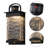 Black Motion Sensor Dusk To Dawn Outdoor Wall Lantern Sconce With Bubbled Water Glass (2-pack)