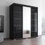 Armoire noire 71 "avec miroir Aria-837274717