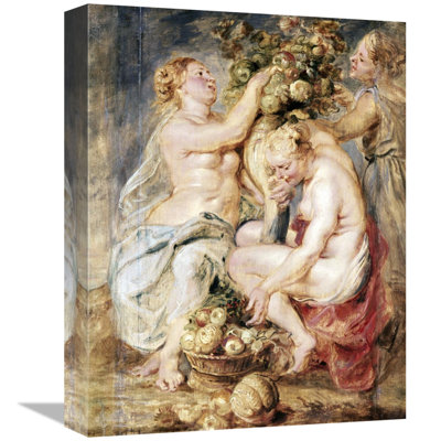 " Ceres And Two Nymphs With A Cornucopia " by Peter Paul Rubens