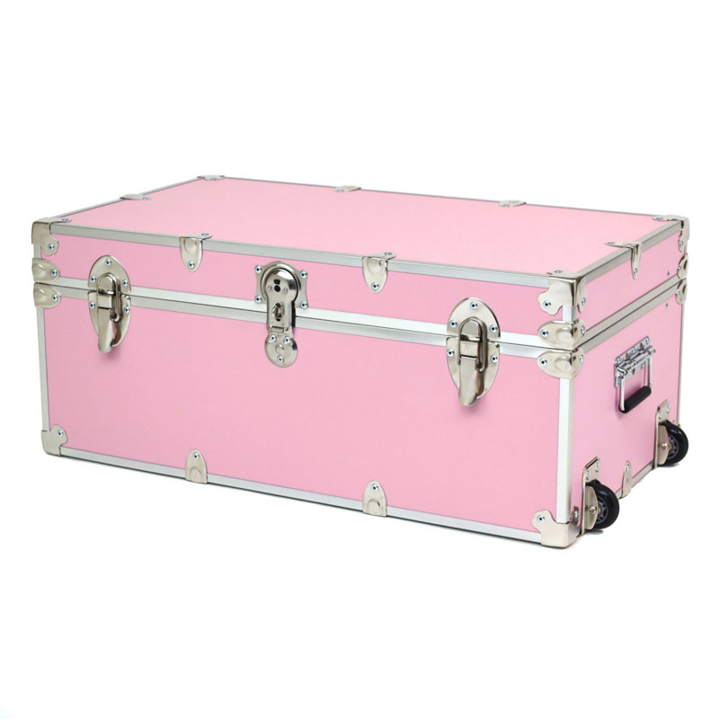 Grand coffre de rangement Essential, Rose