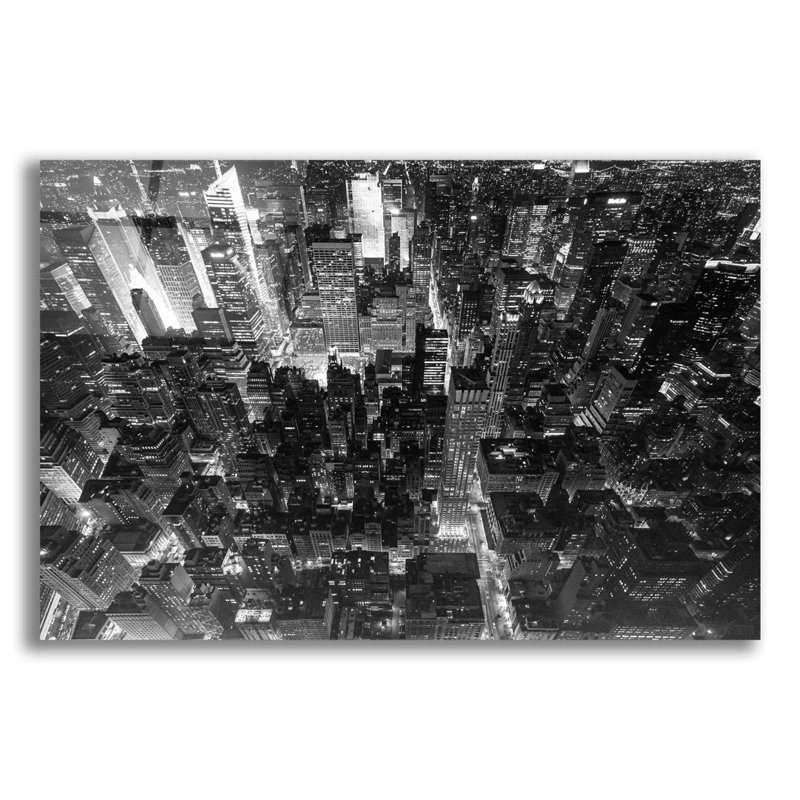 «Concrete Jungle of New York» par Edin Chavez - reproduction non encadrée, H 12 po x l 16 po x P 0,13 po
