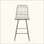 Tabourets de comptoir d'extérieur modernes avec coussins résistants à l'eau, pour l'intérieur et l'extérieur, ensemble de 2-650190684