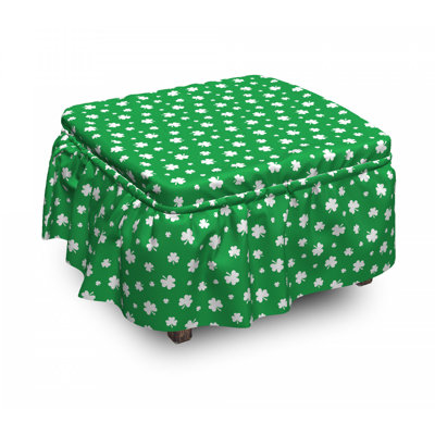 Box Cushion Ottoman Slipcover