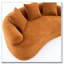 Causeuse incurvée: emballage compressé, tissu chenille, éponge 30D, sans assemblage-1106825053