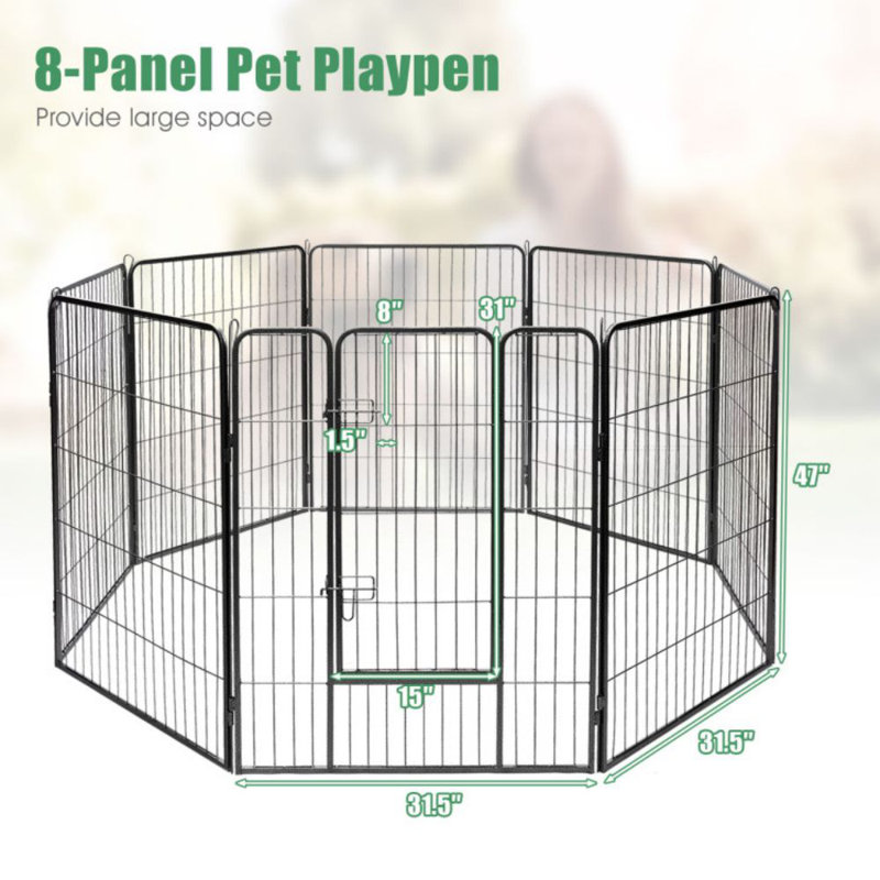 Enclos pour chien robuste, H 47 po