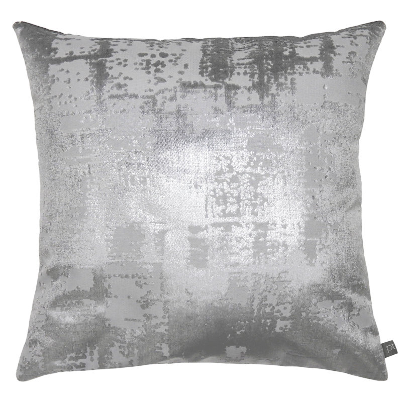 Aphrodite Square Throw Pillow Cover, Anthracite