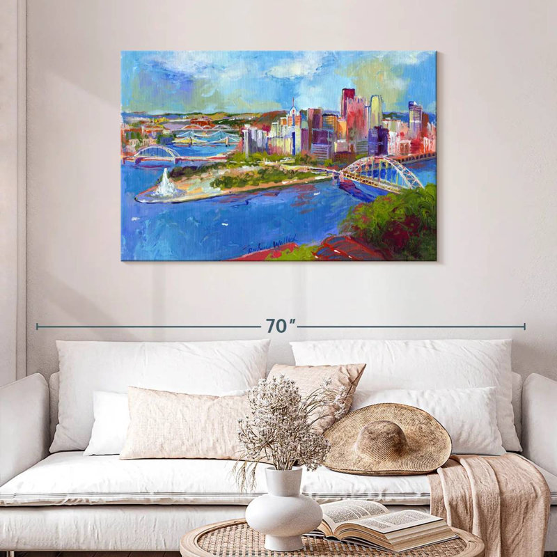 Nicci Pittsburgh, 30" H x 45" W