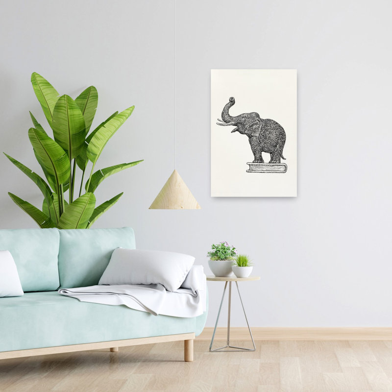 Art contemporain Art éléphant contemporain, H 24 po x l 16 po