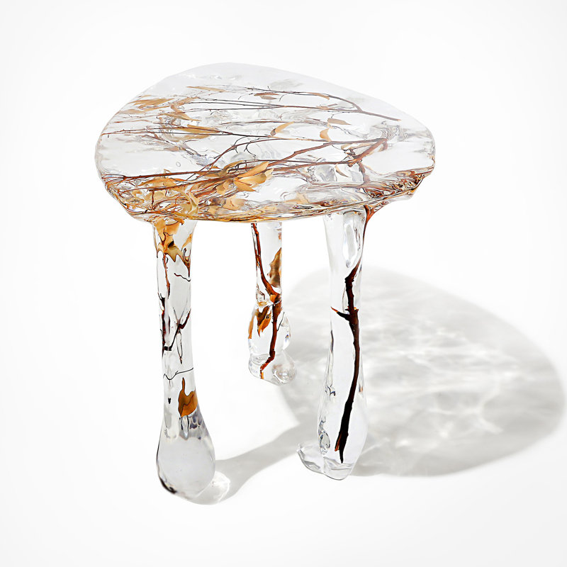 Crystal Branched Adorned Coffee Table