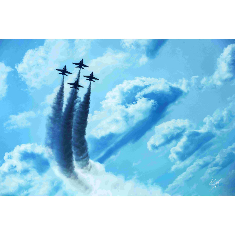 Making Clouds by Justin Spivey - Wrapped Canvas Print, 32" H x 48" W  