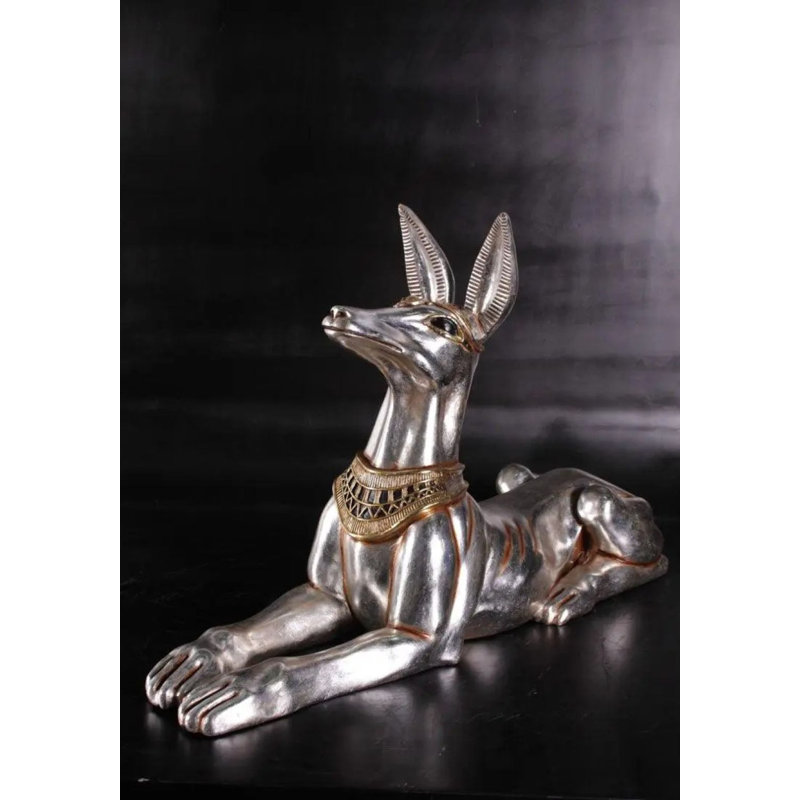 Egyptian Jackal God Life Size Statue