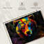 «Grizzly Bear Smoky Color Bear» sur toile-191130192