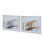 Set Of 2 Large Rectangular Diptych Wall Art, Wall Decor For Living Room Bedroom Office Hallway