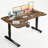 Wrought Studio Oneita 59" x 40" L-Shaped Electric Standing Desk with Memory Controller, DESK-QWA-4E2B-22 Series-1008628409