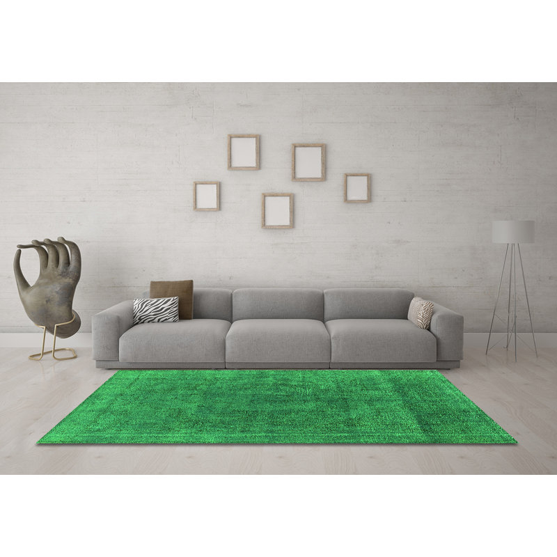 Estis Washable Oriental Indoor Rug, Square 3'
