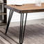 Table de salle à manger en métal