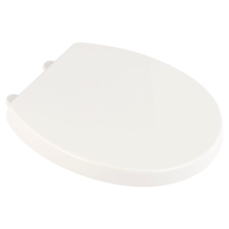 Telescoping Round Toilet Seat and Lid, White