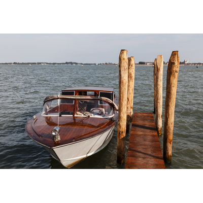 Bateau à Venise par Razvan - Photographie sur toile tendue