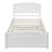 Twin Size Platform Bed With Trundle-1126263354