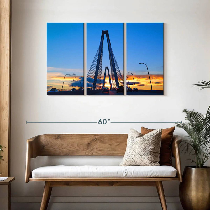 Lilie Cooper River Bridge, 28" H x 45" W