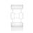 Ellyana 70.6"H Geometric Display Bookcase with Open Shelves-1671223226