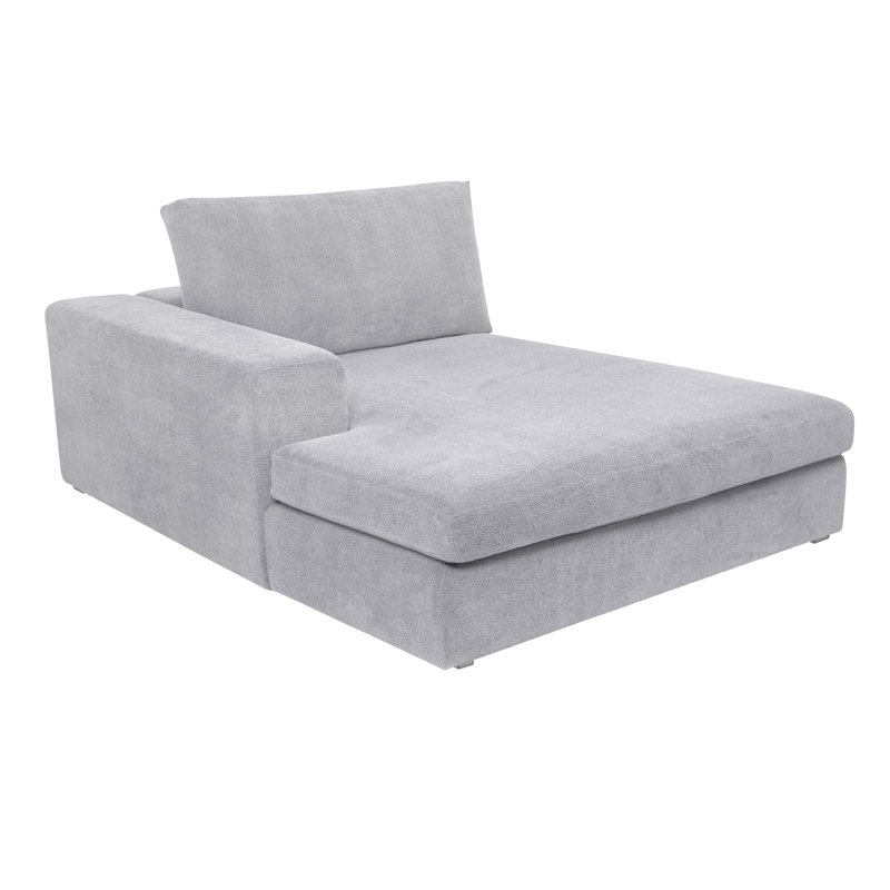 Chaise longue rembourrée Ojai, Accoudoir à droite (vu de face), Accoudoir à gauche (vu de face)