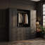 Armoire autoportante avec tringle à vêtements (94,5 po H x 94,5 po L)
