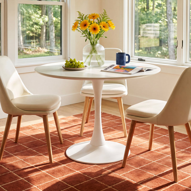 Imperial 36" Pedestal Dining Table, White