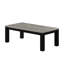 Arrangement chic de table de salon gris noir - 3 tables basses et tables d'appoint en bois