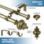 Tringle à rideaux double réglable Platteville-1228944459-1228944461
