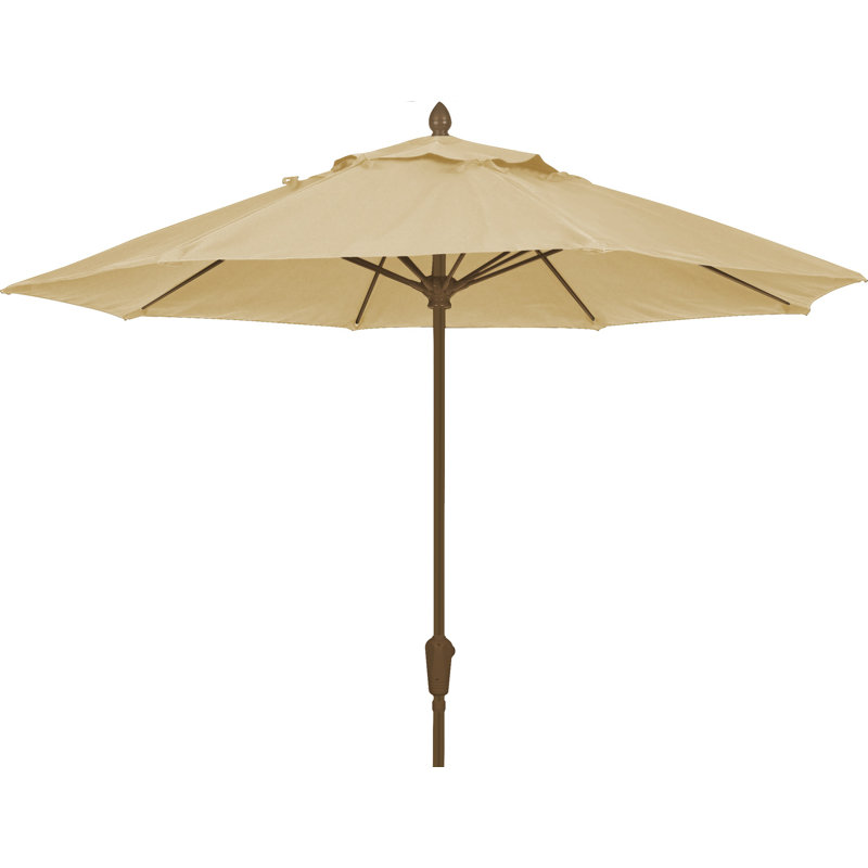 Parasol de marché 7,5 pi Prestige, Bronze champagne, Lin lin