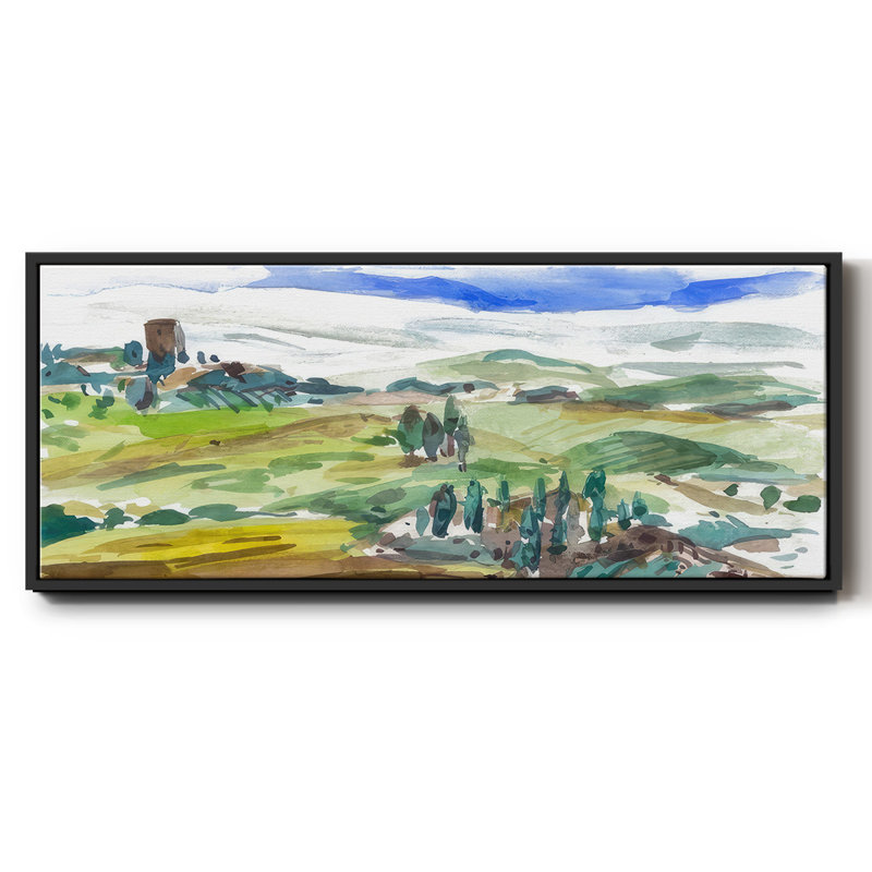 Pastel Hills I - toile encadrée