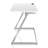 Metal Base Writing Desk with Power Outlet-1386033726