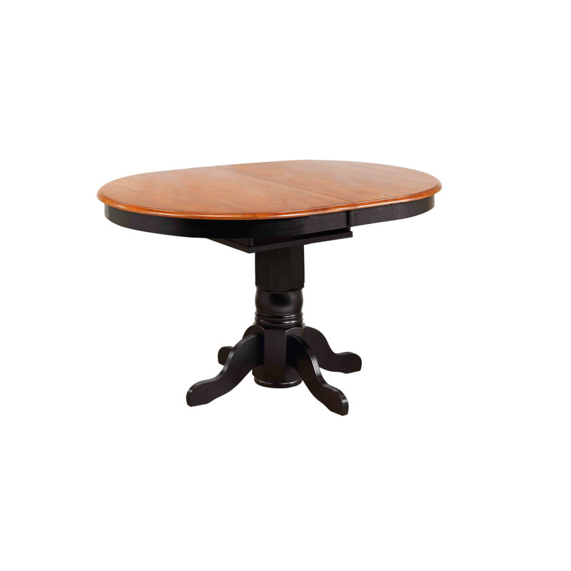 Table de pub Ashelman, Noir antique et cerise