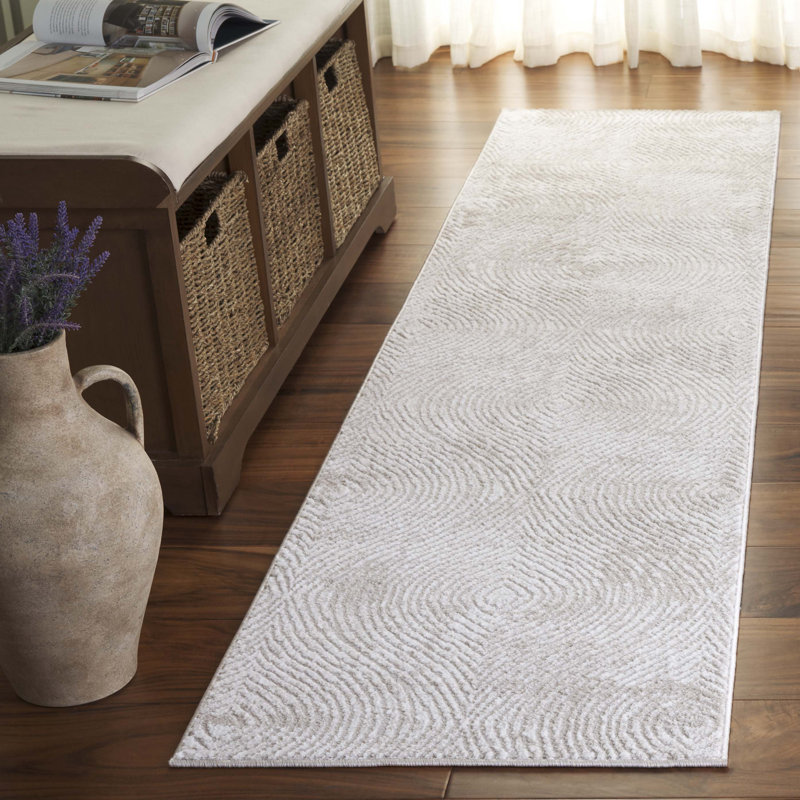 Tapis abstrait Jhayden Performance, Tapis de couloir 2 pi x 8 pi