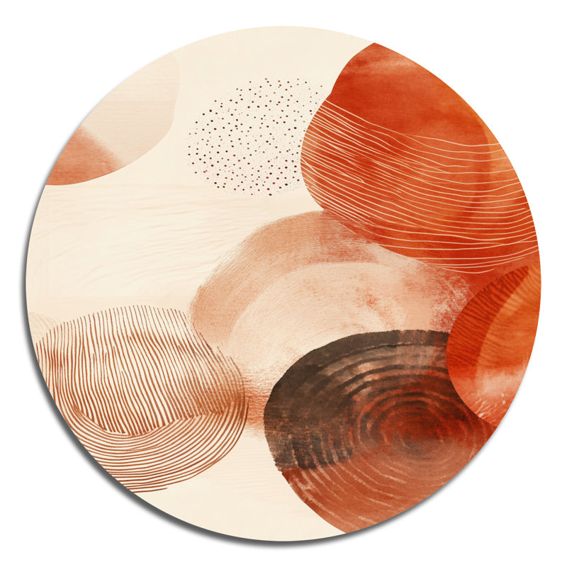 Décoration murale bohème terre cuite Boho, L 23 po x H 23 po
