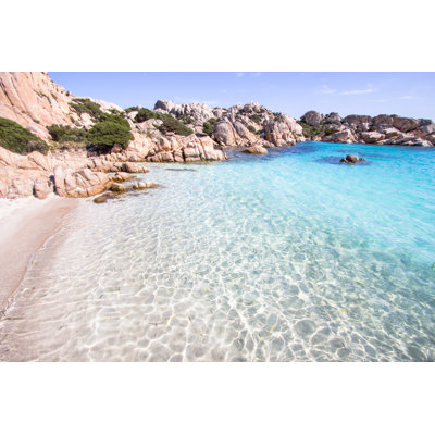 Beach of Cala Coticcio, Sardinia, Italy 1 Piece Wrapped Canvas Wall Art